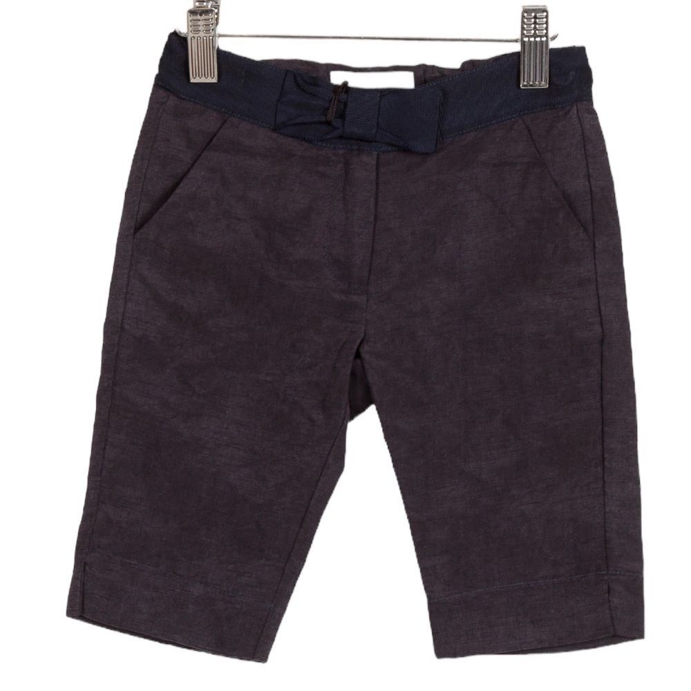 Lanvin Petite Girls' Bow-Adorned Cropped Pants w/ Tags size 4